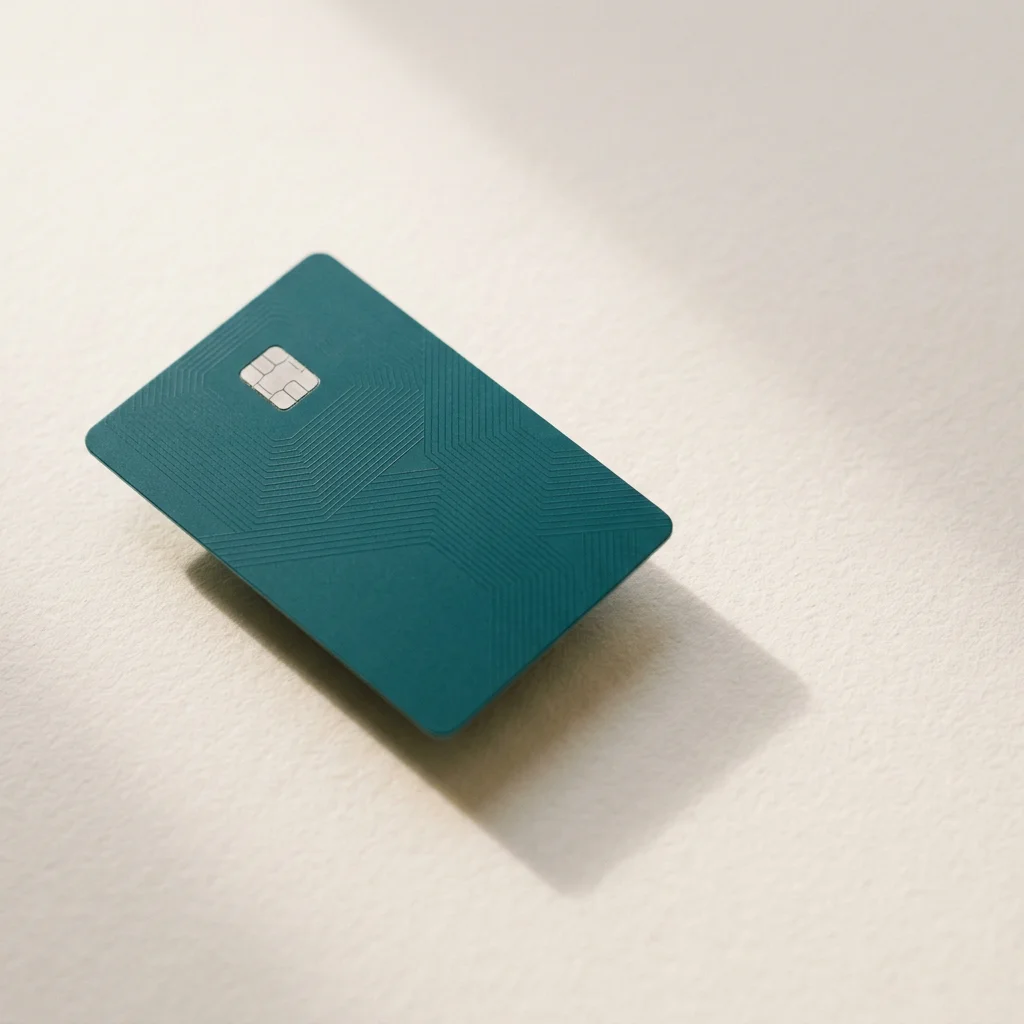 A Phase 3 Benefits payment card on a paper background.