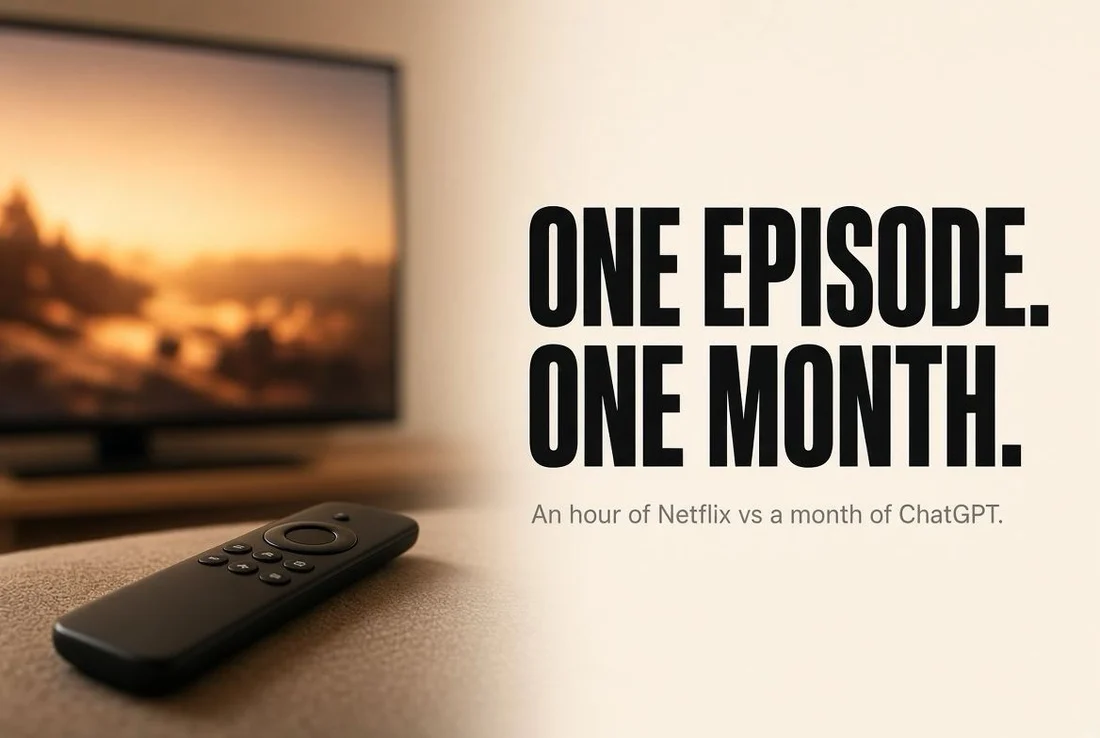 An hour of Netflix uses more electricity than most people will use talking to ChatGPT in a month.
